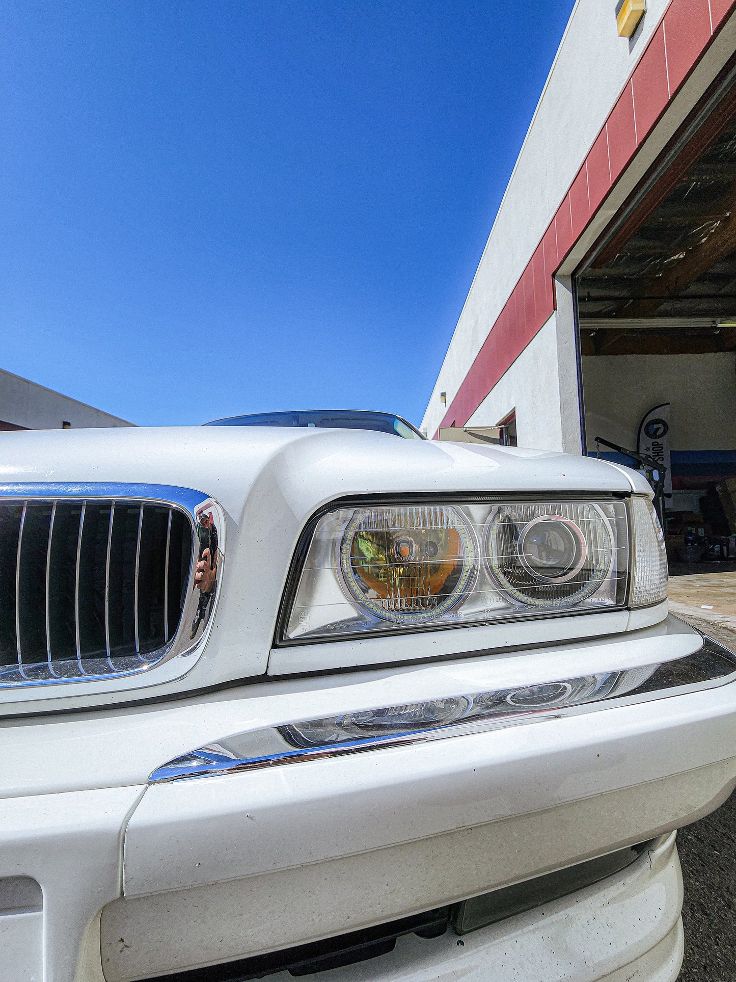 Bmw E38 yellow/french high beam bulb pair