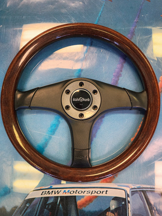 Italvolanti 350mm wood steering wheel '94