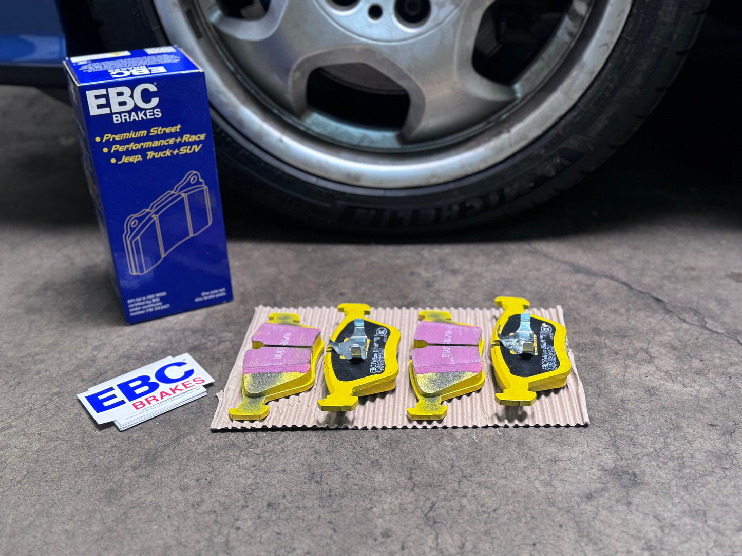 BMW EBC Yellowstuff Performance Brake Pad Set E36 M3 E34 M5 E32 740i 750il E34